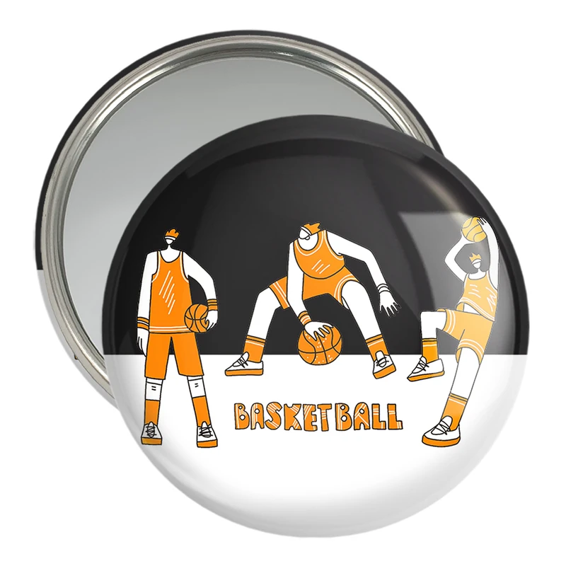آینه جیبی خندالو مدل بسکتبال Basketball کد 26470