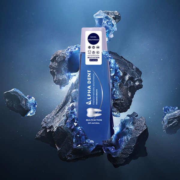دهان شویه آلفادنت مدل multi action حجم 400 میلی لیتر