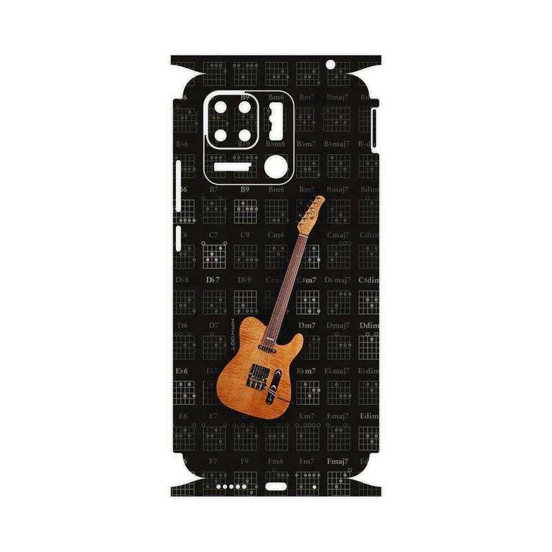 برچسب پوششی ماهوت مدل Guitar_Instrument-FullSkin مناسب برای گوشی موبایل شیائومی Redmi 10 Power