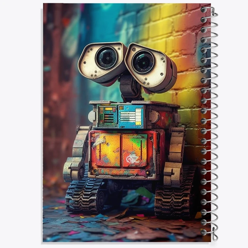 دفتر شطرنجی 50 برگ خندالو مدل وال ای (WALL-E) کد F1961
