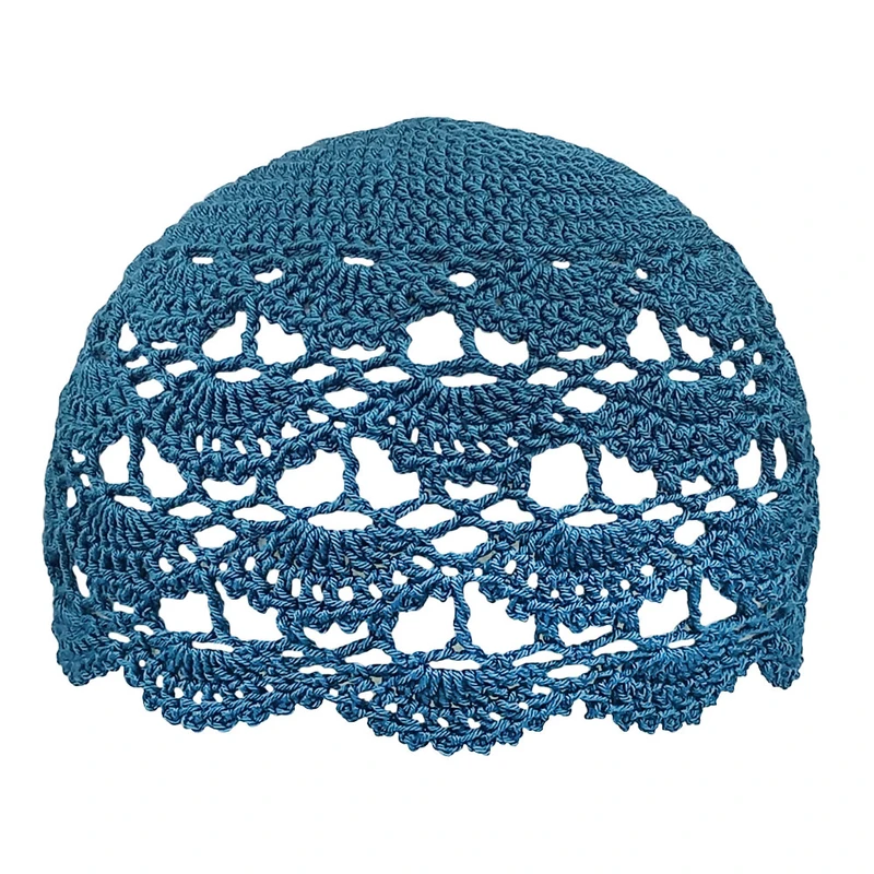 کلاه دستبافت زنانه مدل صدفی کد 0111633