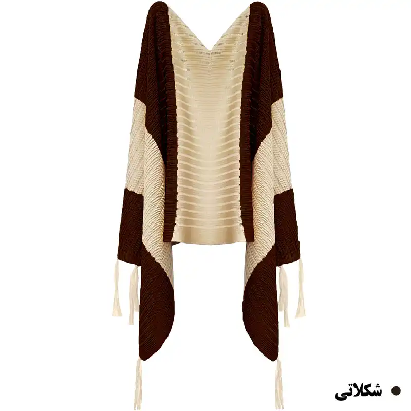 شال بافتنی زنانه کد SK