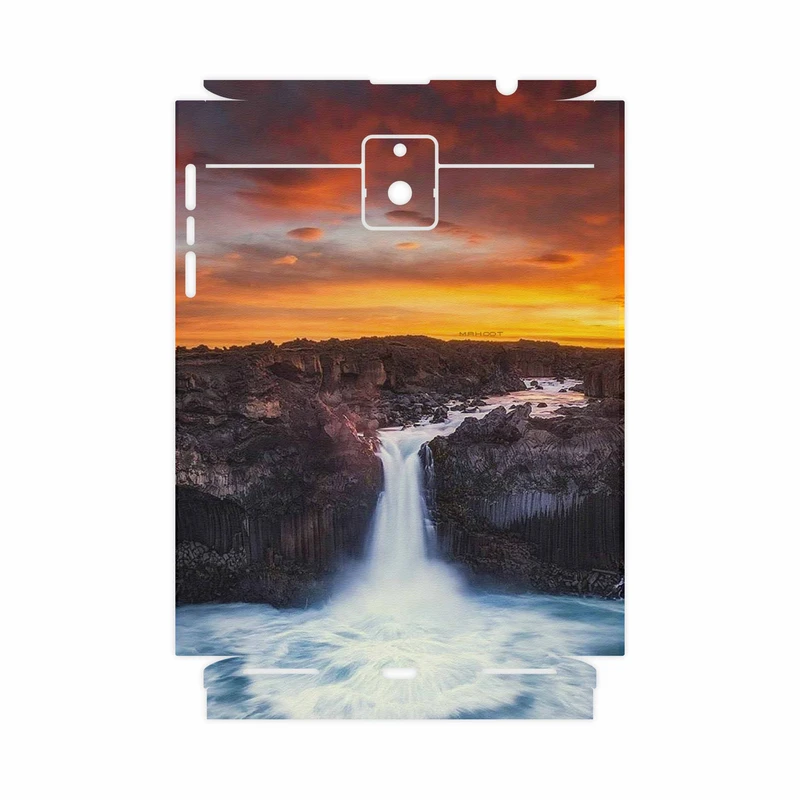 برچسب پوششی ماهوت مدل Waterfall-FullSkin مناسب برای گوشی موبایل بلک بری Passport