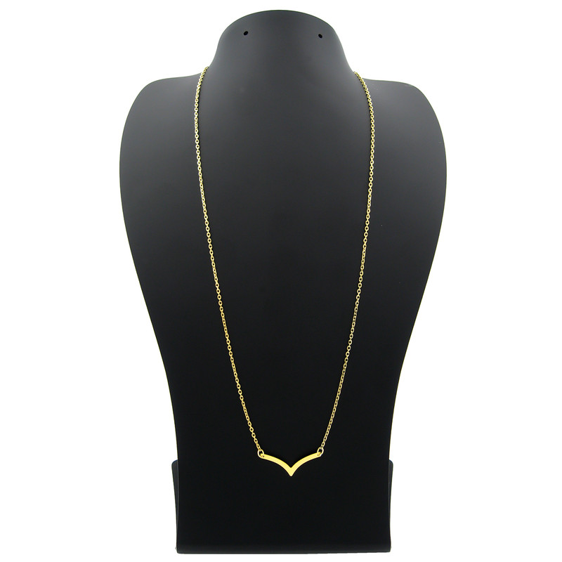 گردنبند طلا 18 عیار زنانه مانچو کد sfgs023