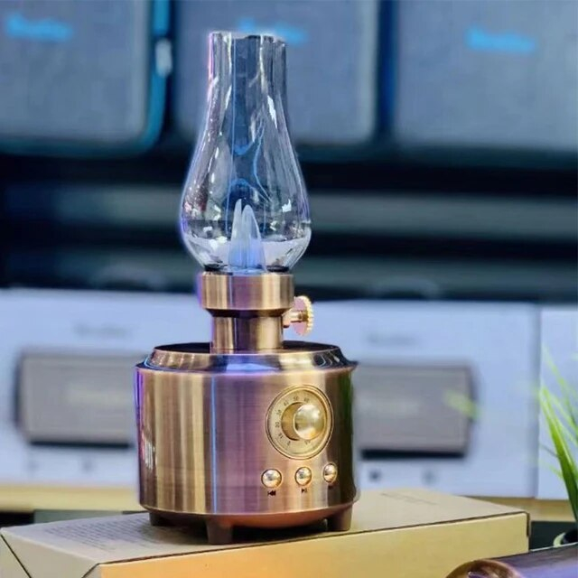 اسپیکر بلوتوثی طرح  فانوسی مدل Retro Kerosene Bluetooth Speaker