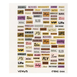 برچسب لنز ناخن مدل ونوس کد 044