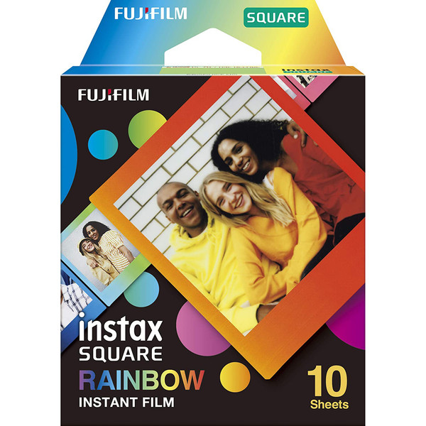 فیلم چاپ سریع مخصوص دوربین فوجی فیلم مدل INSTAX SQUARE Rainbow Instant