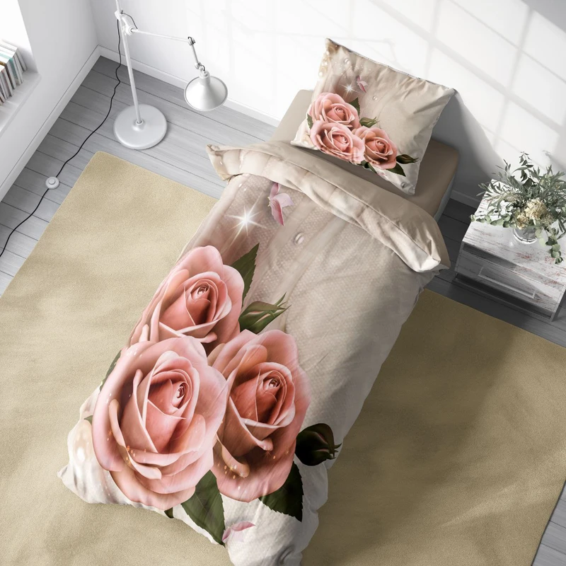 سرویس خواب 1 نفر 4 تکه مدل رز کد 124