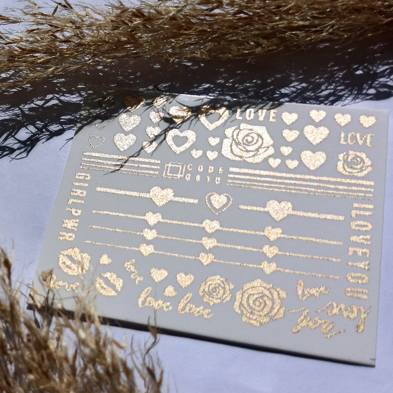 برچسب لنز ناخن مدل خرس فانتزی مجموعه 6 عددی