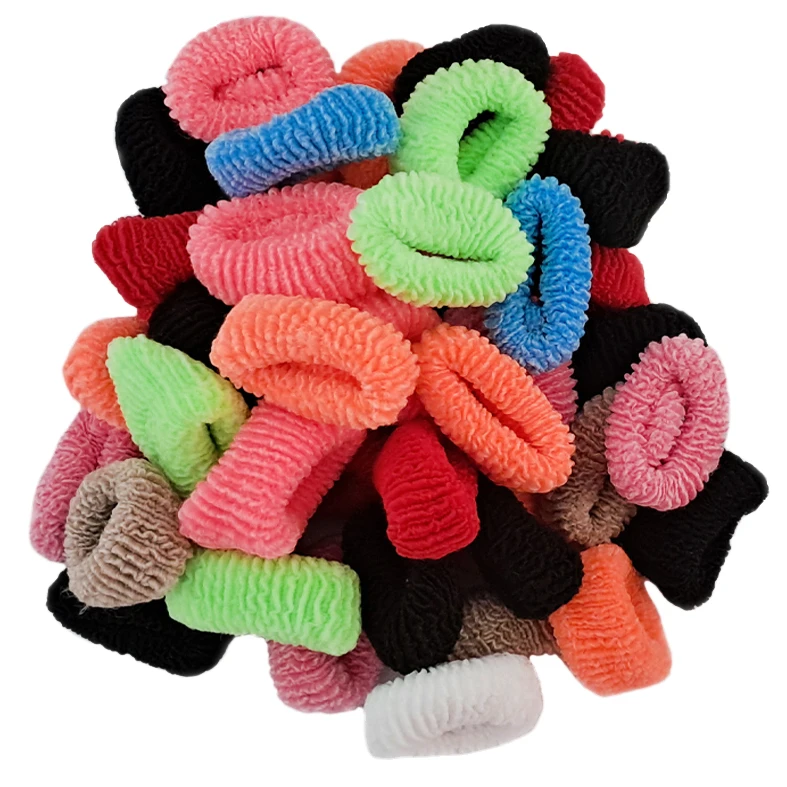 کش مو زنانه مدل حوله ای بسته 48 عددی