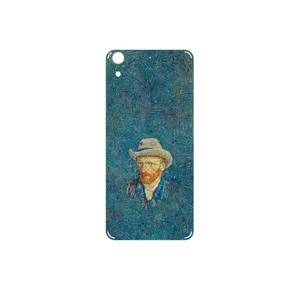 MAHOOT Self portrait with a gray felt hat Cover Sticker for HTC Desire 626