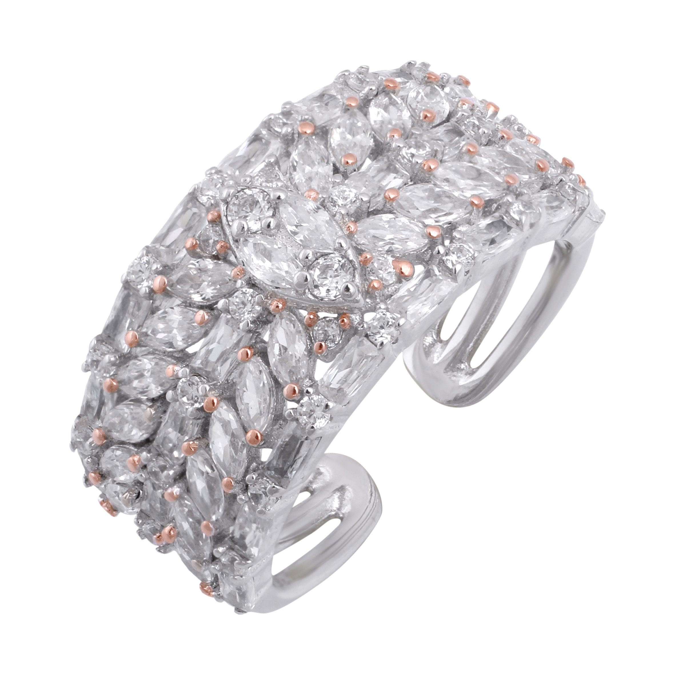 انگشتر نقره زنانه مدل R3295