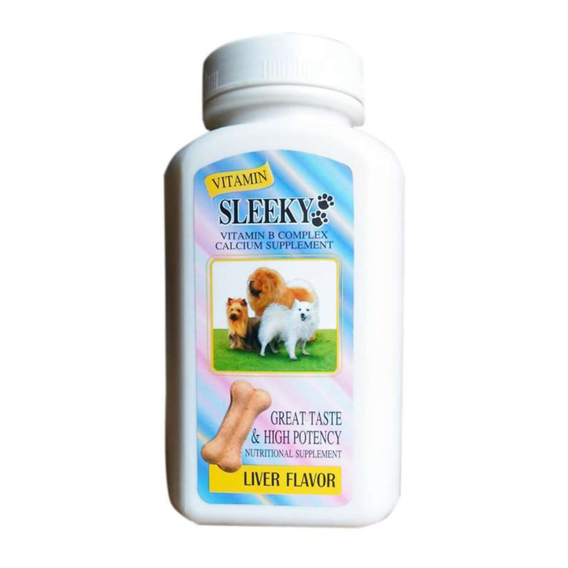 قرص مکمل تقویت استخوان سگ اسلیکی مدل ب کمپلکس بسته 140 عددی