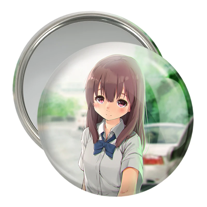 آینه جیبی خندالو مدل شوکو نیشیمیا انیمه سایلنت ویس A Silent Voice  کد 15776