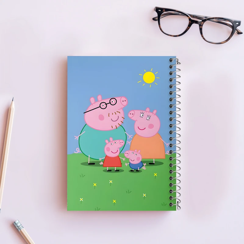 دفتر نقاشی 50 برگ خندالو مدل خانواده پپا پیگ انیمیشن پپا پیگ Peppa pig کد 22070