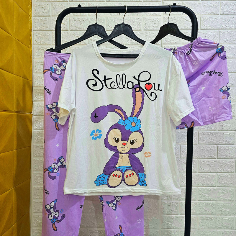 ست سه تکه لباس زنانه مدل خرگوش کد 5151