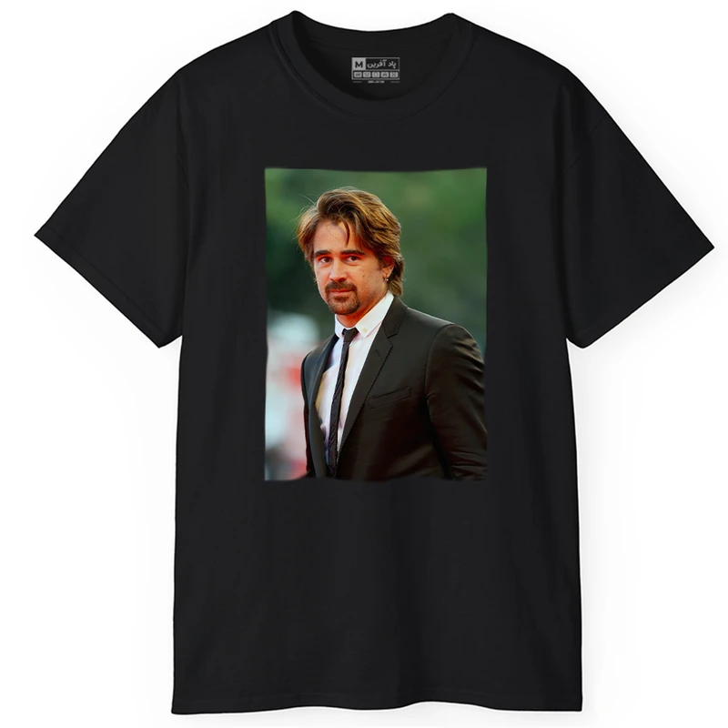 تی شرت آستین کوتاه مردانه پاد آفرین مدل کالین فارل کد PT193