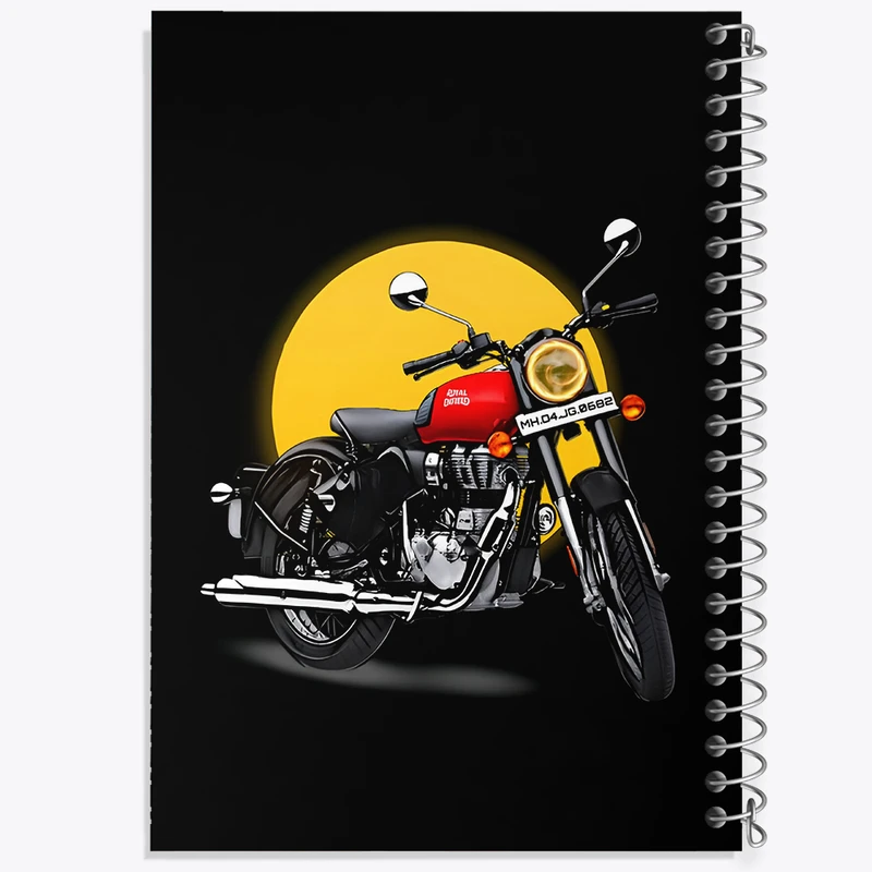 دفتر لیست خرید 50 برگ خندالو طرح موتور سیکلت کد F5190