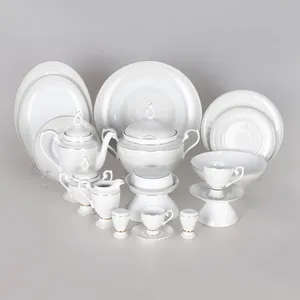 سرویس غذاخوری 128 پارچه لوریون مدل  نارگل