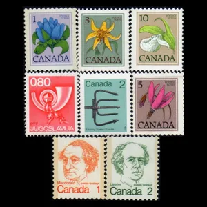 تمبر یادگاری مدل خارجی مجموعه 8 عددی 