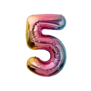  بادکنک فویلی مدل عداد 5