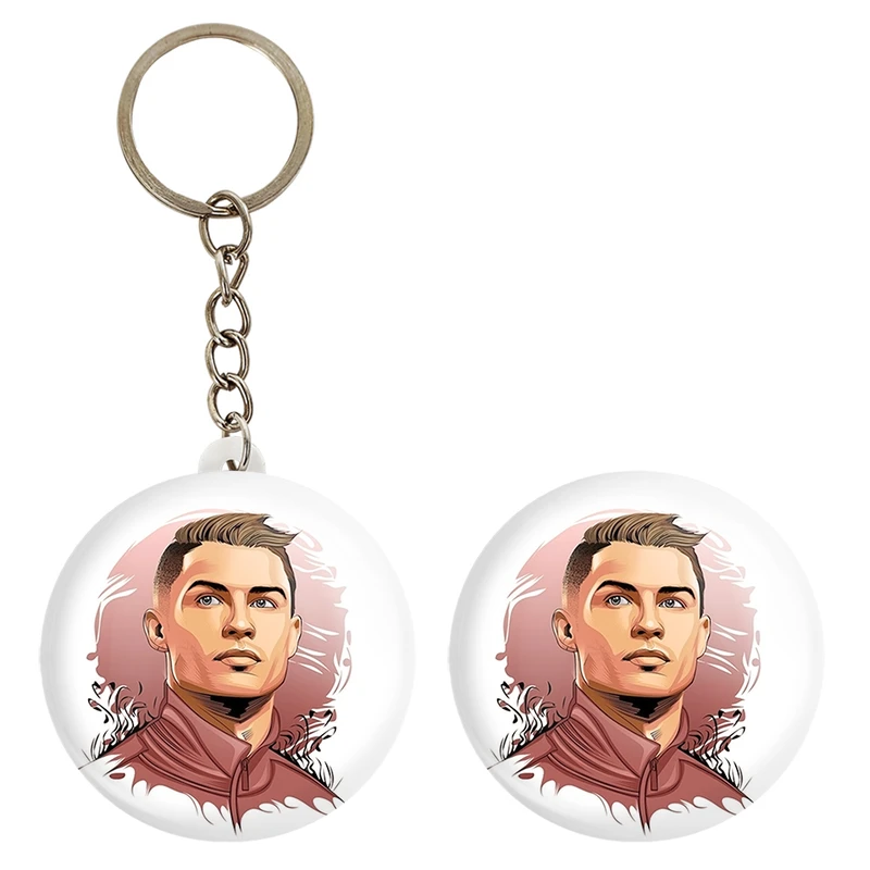 پیکسل خندالو مدل کریستیانو رونالدو کد 13897 به همراه جاکلیدی