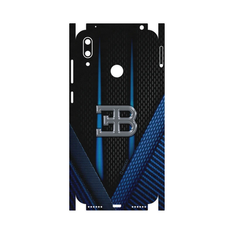برچسب پوششی ماهوت مدل Full skin-BUGATTI مناسب برای گوشی موبایل هوآویY7 Prime 2019
