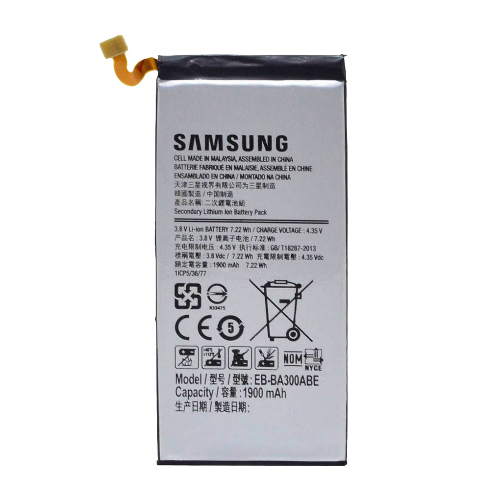 باتری موبایل مدل EB-BA300ABE ظرفیت 1900 میلی آمپرساعت مناسب برای گوشی موبایل سامسونگ Galaxy A3