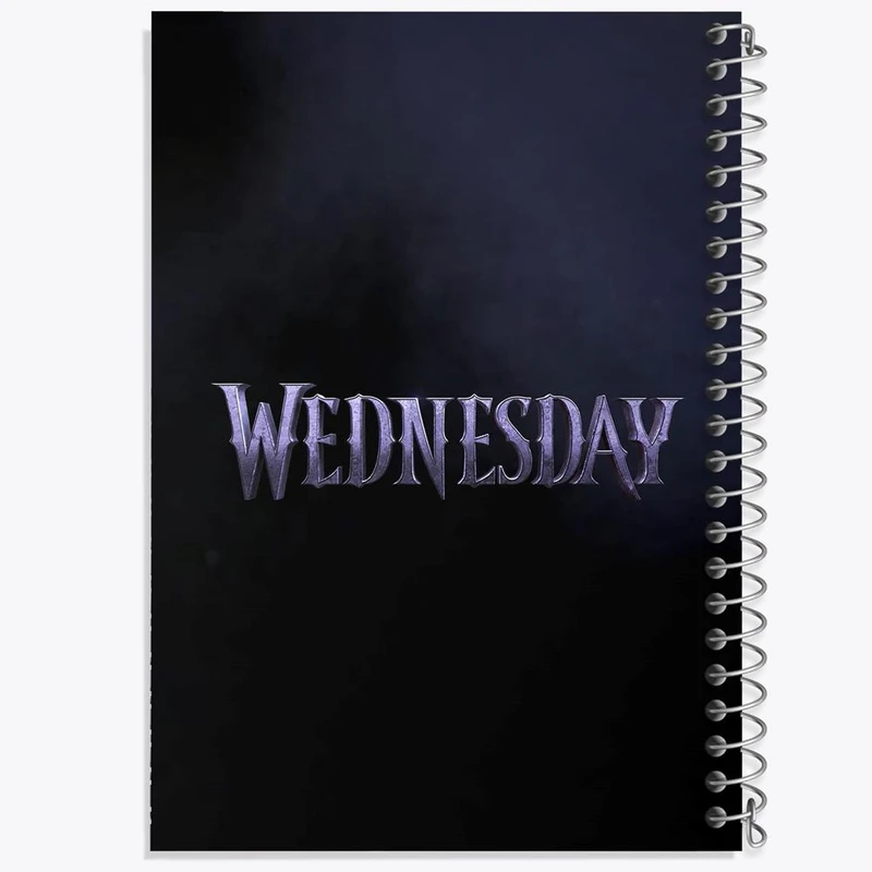 دفتر نقاشی 50 برگ خندالو مدل سریال ونزدی Wednesday کد 25297