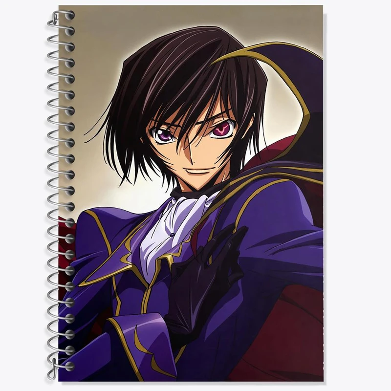 دفتر لغت 50 برگ خندالو مدل لولوش انیمه Code Geass کد 13052