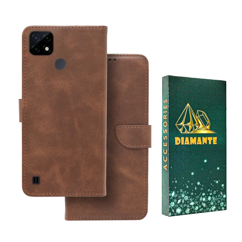 کیف کلاسوری دیامانته مدل Bors Gn مناسب برای گوشی موبایل ریلمی C21