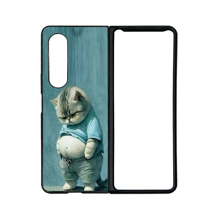 کاور قاب گارد هوم طرح گربه مناسب برای گوشی موبایل سامسونگ galaxy z fold 4