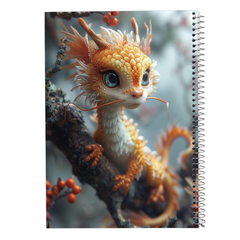 دفتر مشق 50 برگ مدوپد مدل اژدها کد DF16808