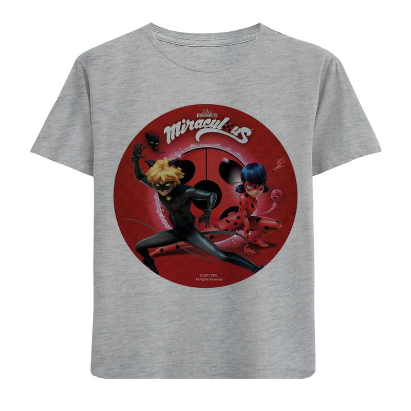 تی شرت آستین کوتاه دخترانه مدل دو دختر F668