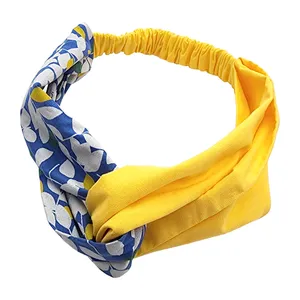 هدبند مو زنانه مدل برگ کد PRC260-YL