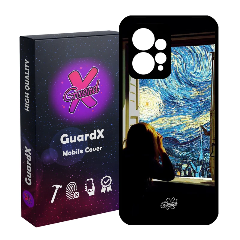 کاور گارد ایکس طرح Art مدل Glass10268 مناسب برای گوشی موبایل شیائومی Redmi Note 12 4G