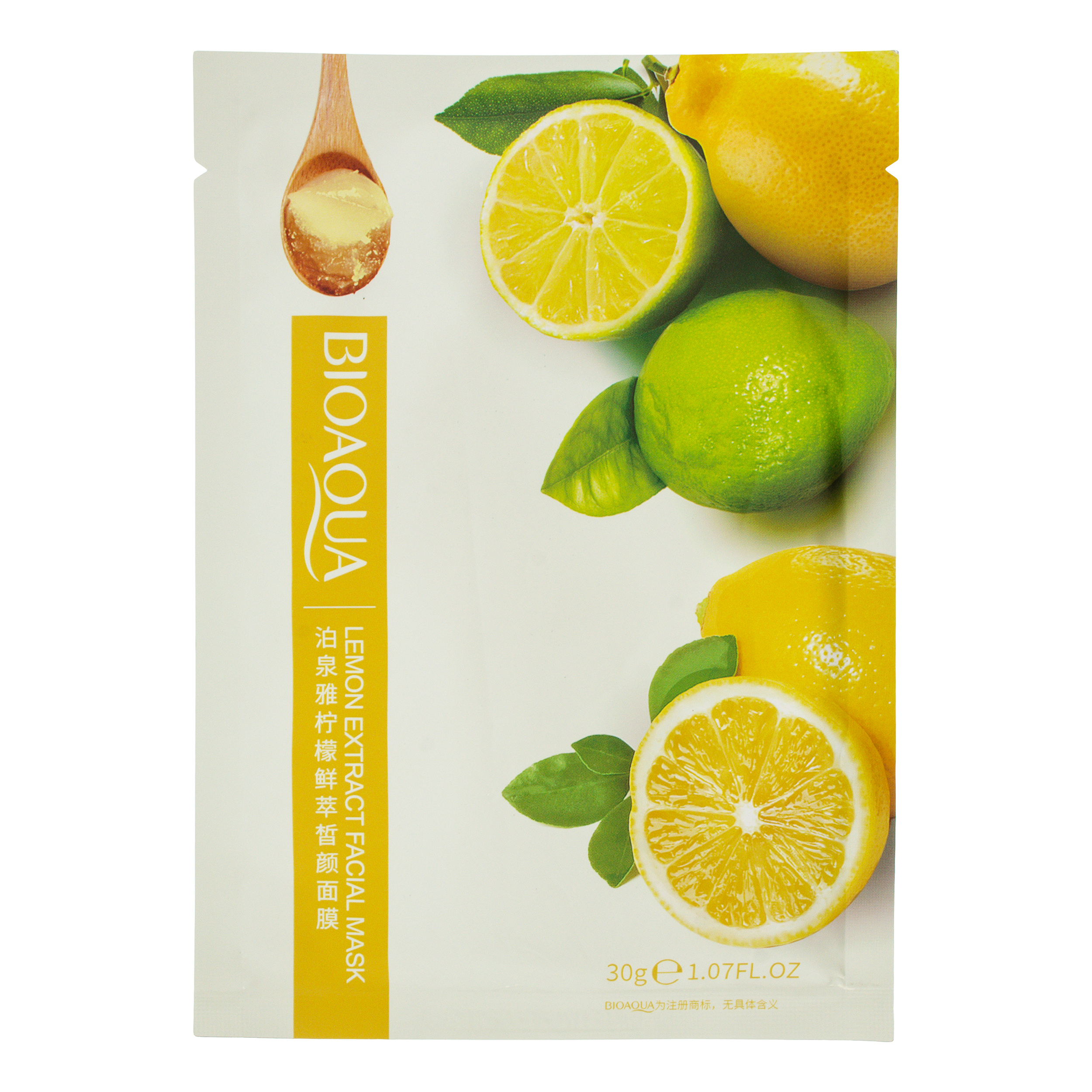 ماسک صورت بی آکوا مدل لیمو مناسب برای انواع پوست وزن 30 گرم