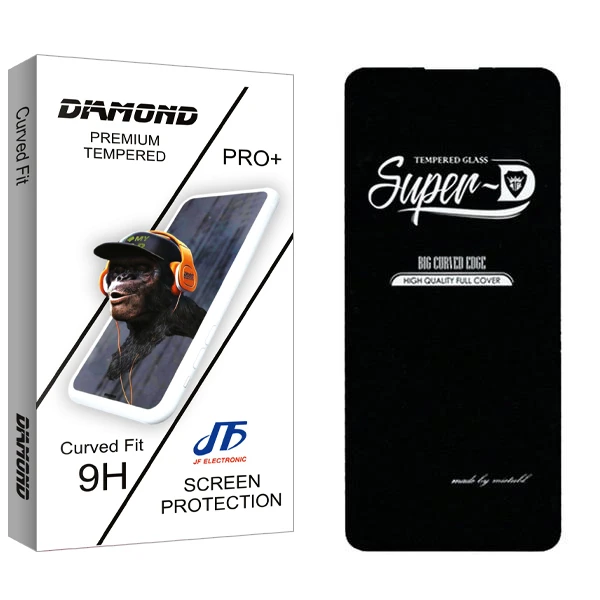 محافظ صفحه نمایش جی اف مدل Diamond SuperD مناسب برای گوشی موبایل شیائومی Redmi Note 12 4G