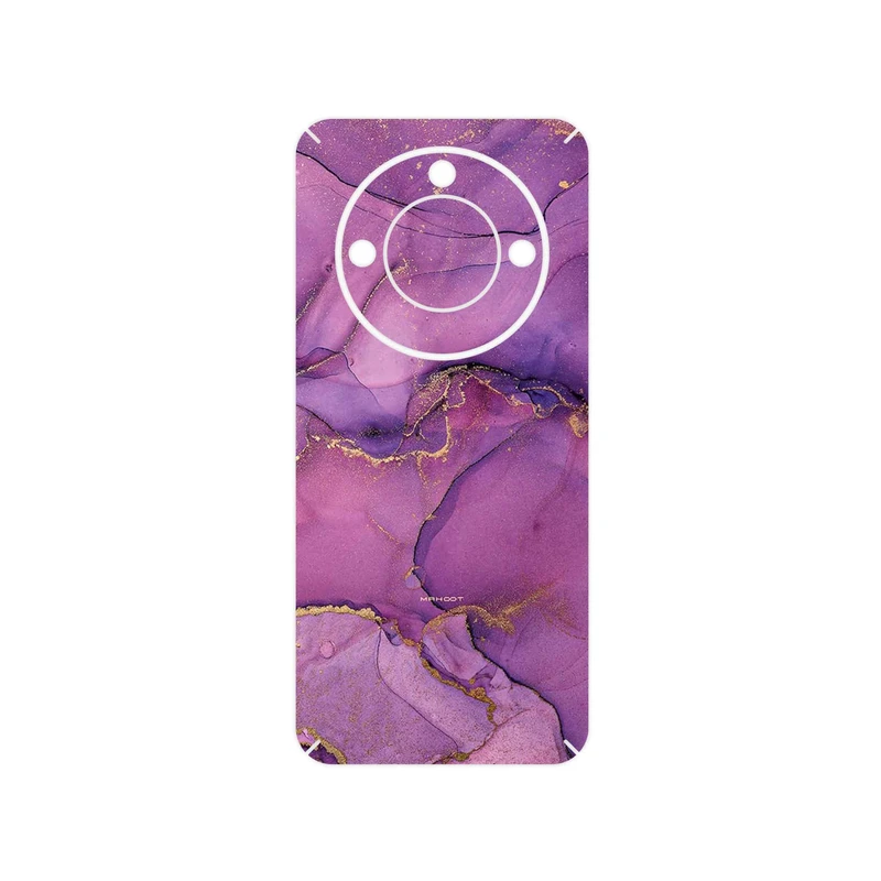 برچسب پوششی ماهوت مدل Purple Marble مناسب برای گوشی موبایل آنر X9c Smart