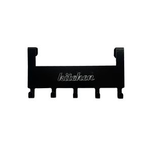 آویز حوله پشتدری KITEHEN، فلزی 5 شاخه، ابعاد 2×20×11 سانتیمتر، وزن 105 گرم