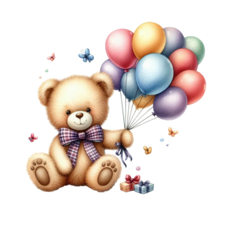 استیکر پارچه و لباس پاد آفرین مدل تدی کد 141