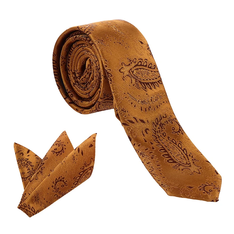 ست کراوات و دستمال جیب مردانه مدل نیوفشن کد 101