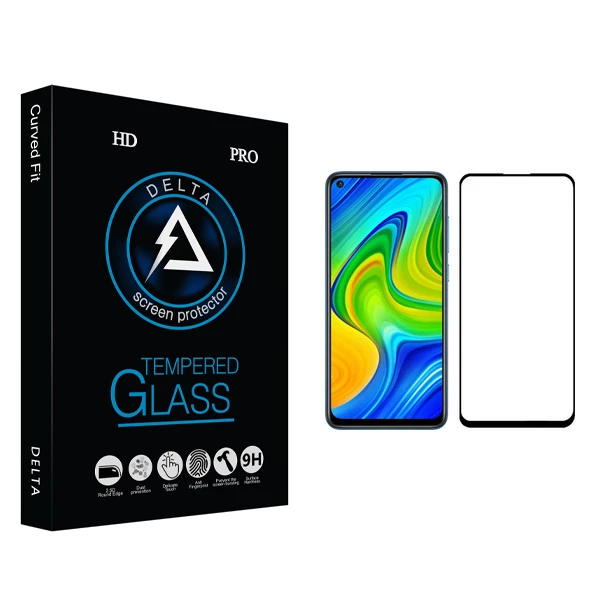 محافظ صفحه نمایش دلتا مدل Fit مناسب برای گوشی موبایل شیائومی Redmi Note 9