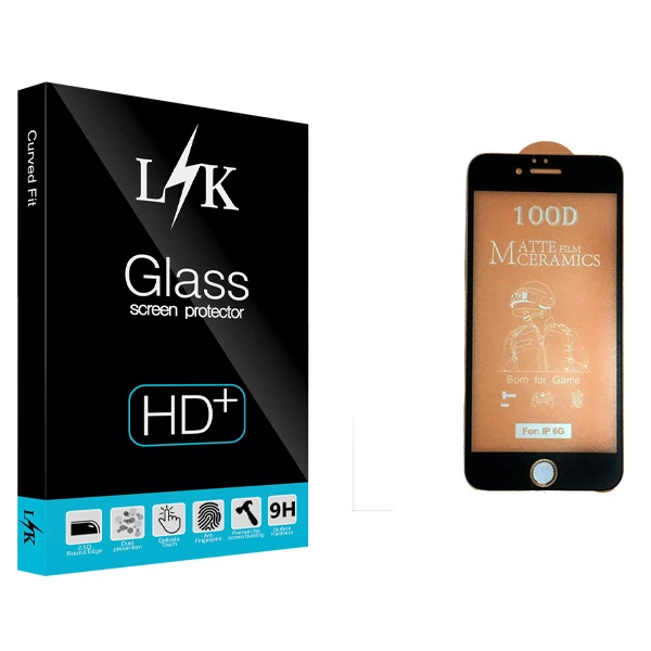 محافظ صفحه نمایش مات ال کی مدل +LITE مناسب برای گوشی موبایل اپل iphone 6/6S