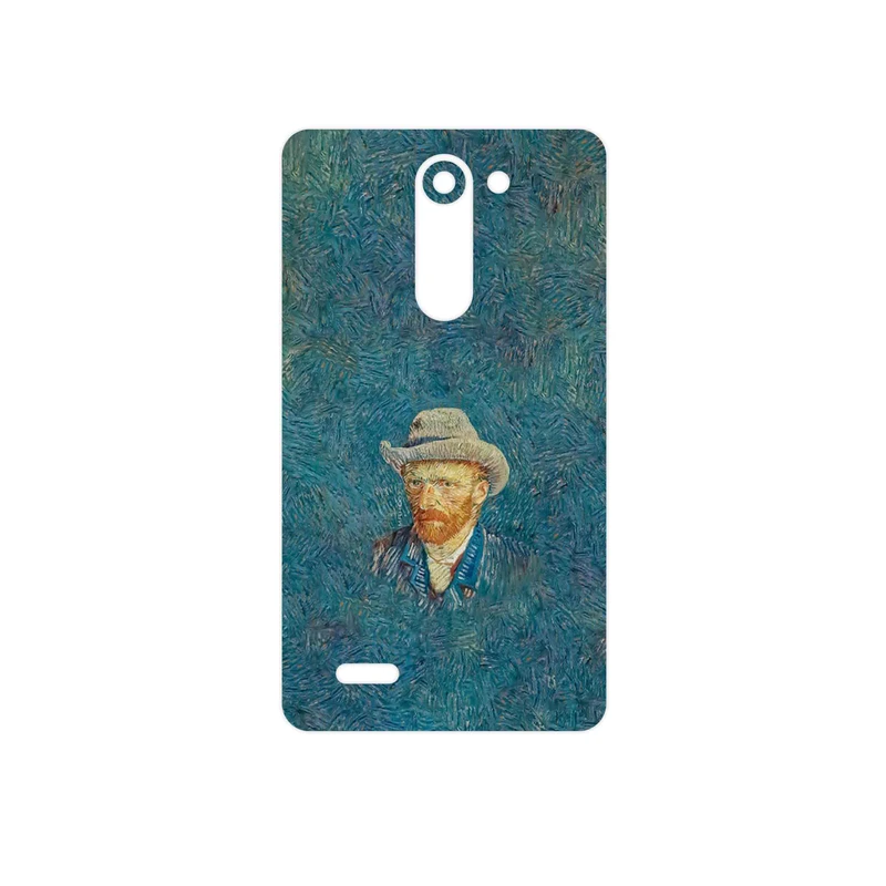 برچسب پوششی ماهوت مدل Self portrait with a gray felt hat مناسب برای گوشی موبایل ال جی L Bello