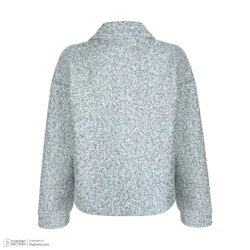 کت زنانه ژیار مدل دوجیب رنگ طوسی