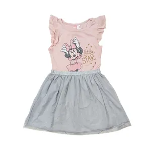 پیراهن دخترانه ال سی وایکیکی مدل میکی موس