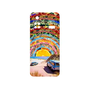 MAHOOT Collage of Orange Sky Cover Sticker for Xiaomi Poco M4 Pro 4G