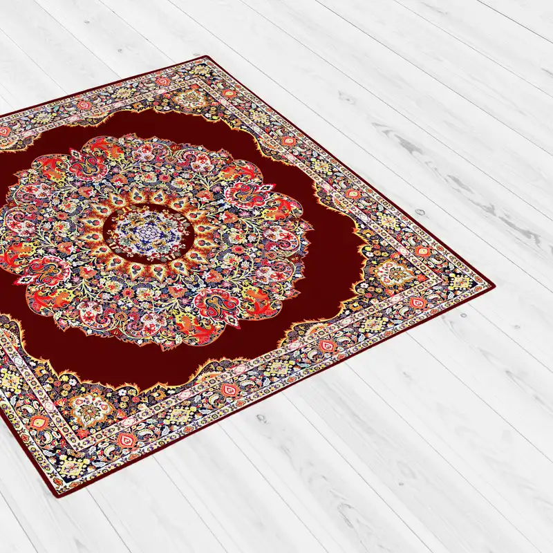 رومیزی طرح قالی کد 9920