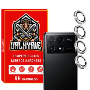 Valkyrie Diamond Ring Metal Camera Lens Protector For Xiaomi Poco X6 Pro